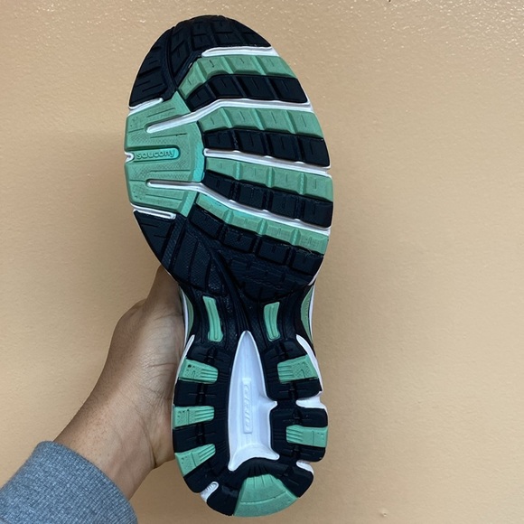 Saucony Cohesion 7 Running Sneakers “Gray Royal Blue Mint Green White Black” - Picture 10 of 16